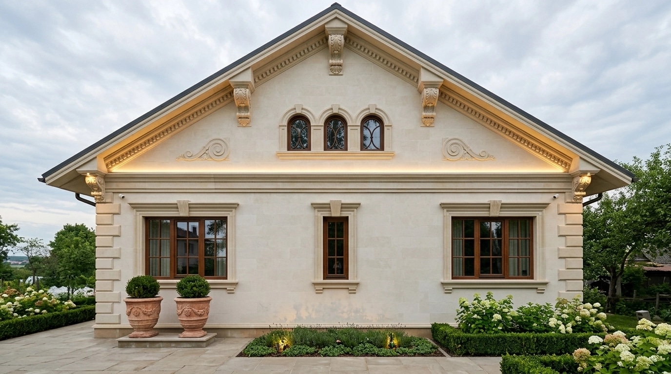 Classic Facade Facade design — facade photo by GenRoom AI