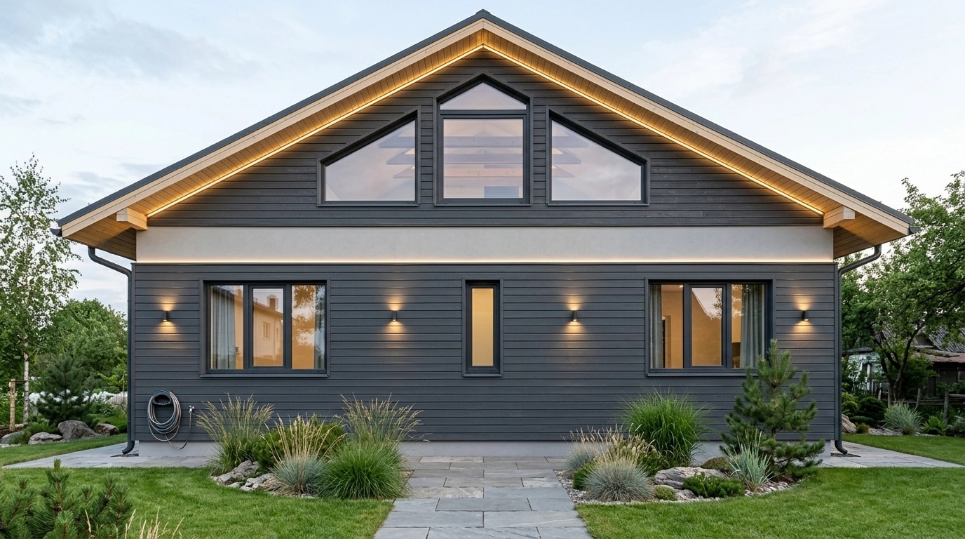 Scandinavian Facade Facade design — facade photo by GenRoom AI