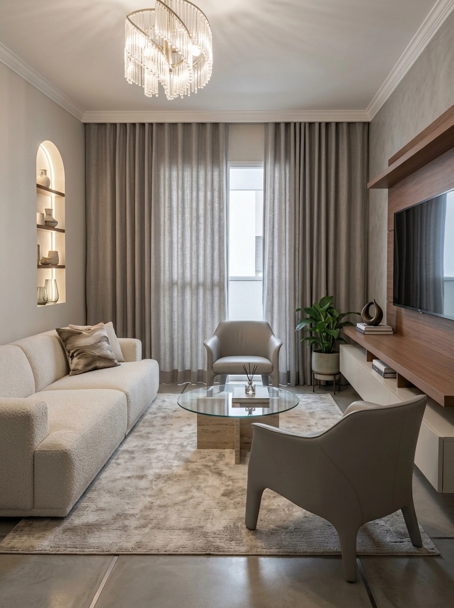 Minimalism Soggiorno design — interior photo by GenRoom AI