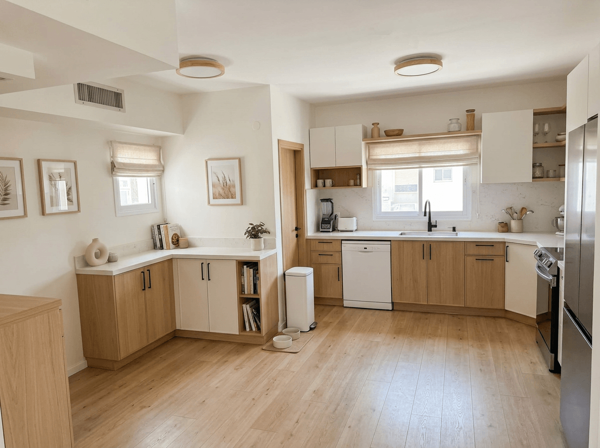 Interior design in Scandinavian style — Kitchen by GenRoom AI