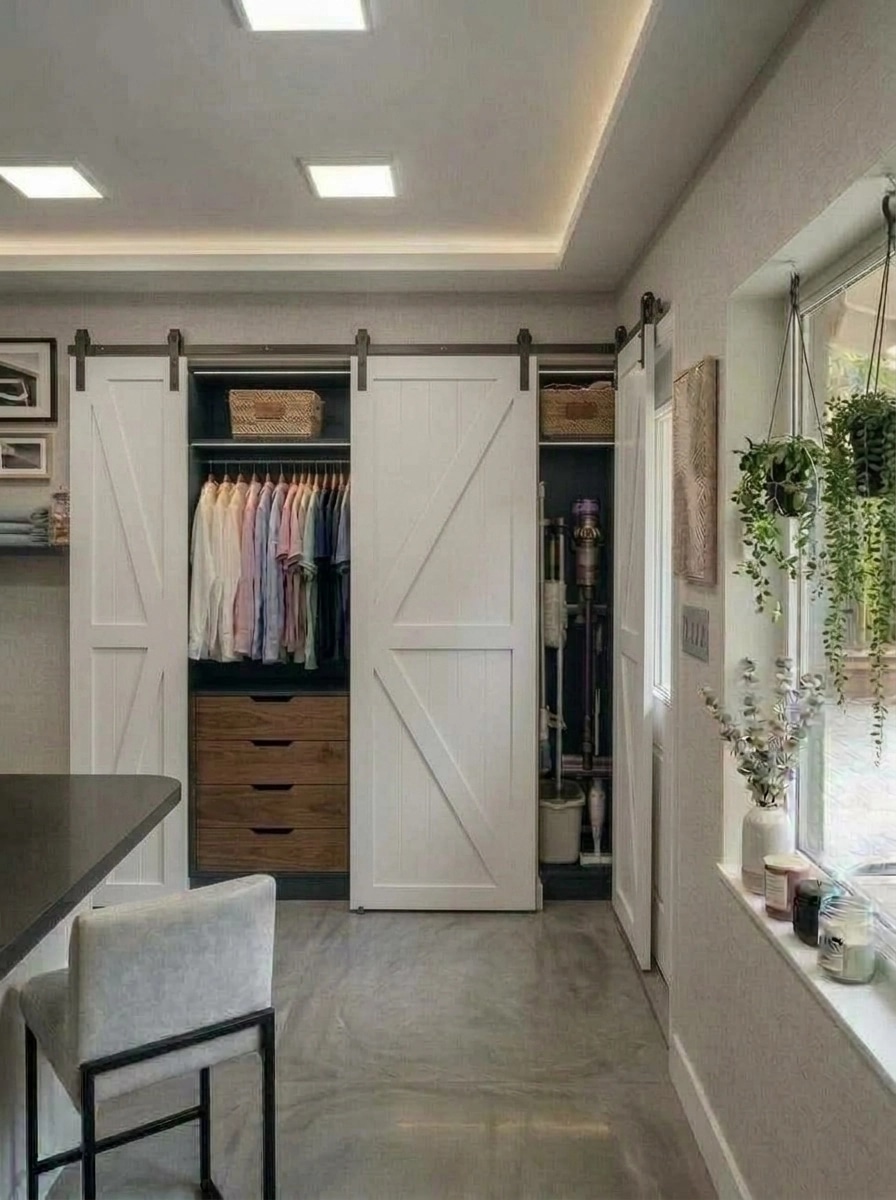 Interior design in Contemporary style — laundry by GenRoom AI