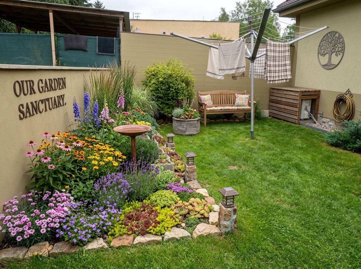 Country Rustic Garden Yard design — yard photo by GenRoom AI