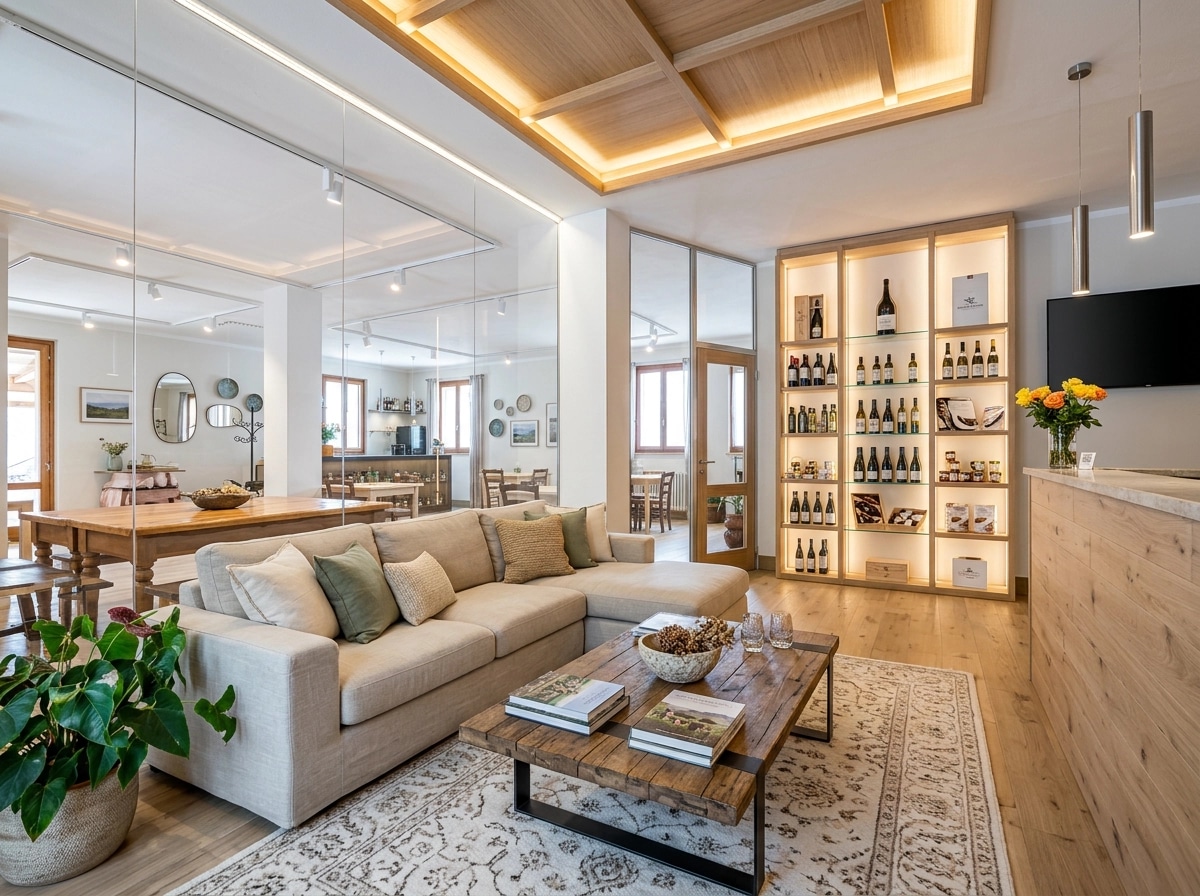 Modern Farmhouse Living Room design — interior photo by GenRoom AI