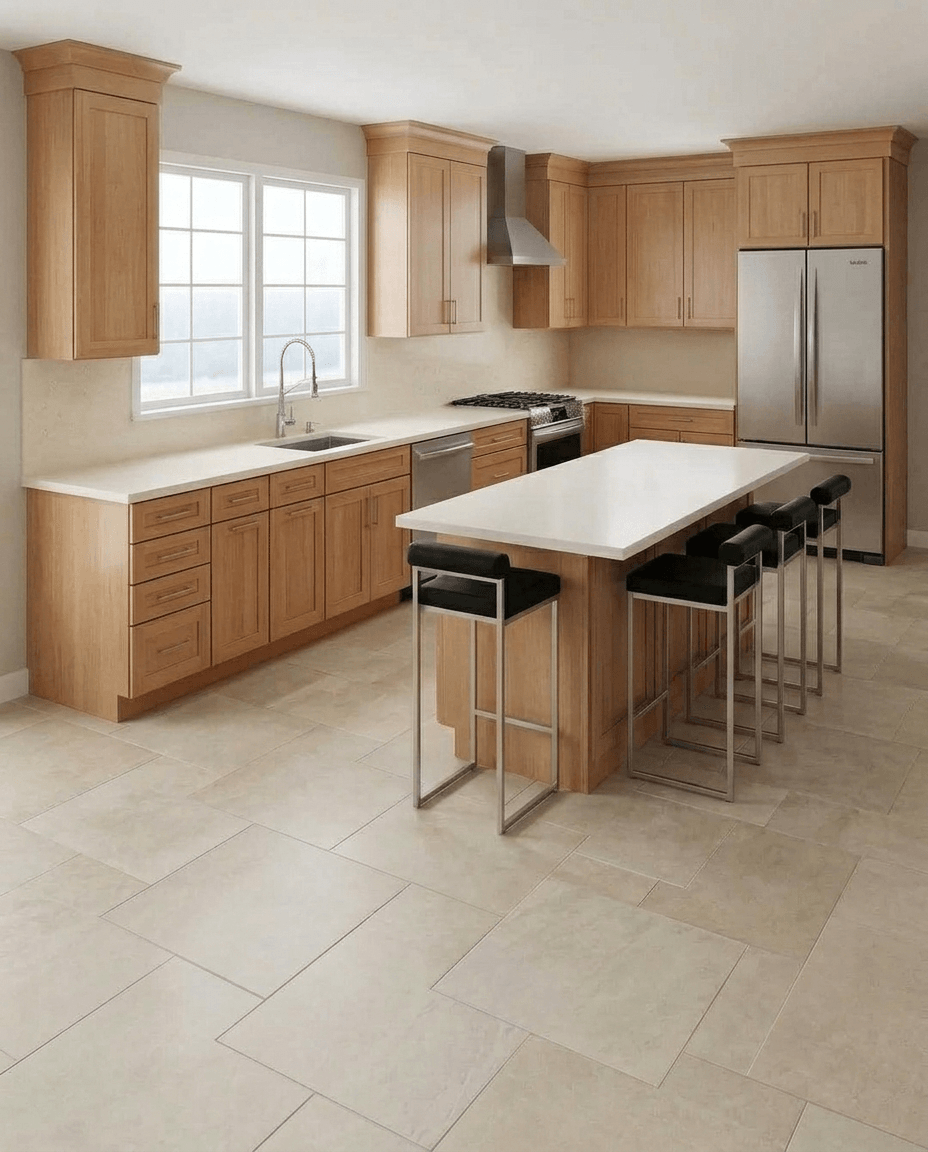 Kitchen interior in no_style style — photo by GenRoom AI