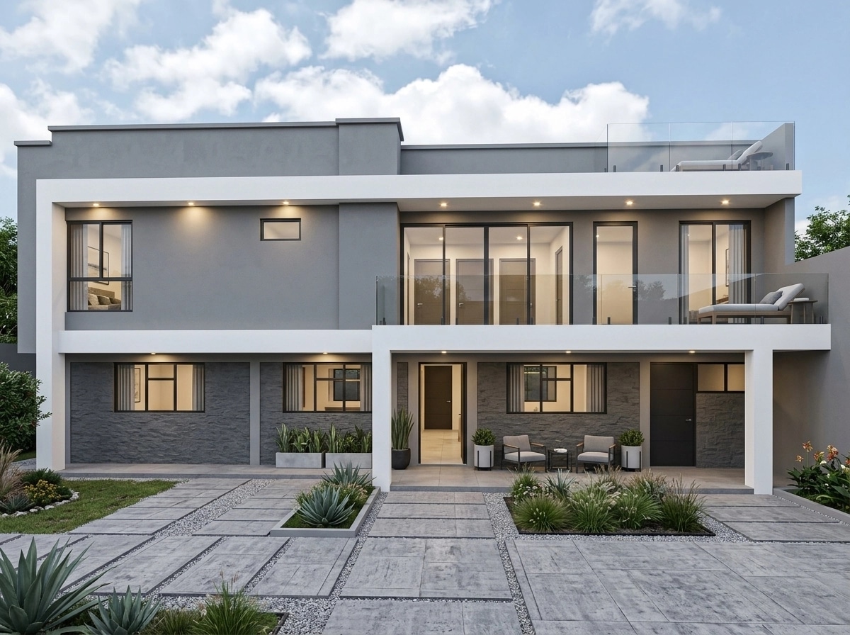 Contemporary Facade Facade design — facade photo by GenRoom AI