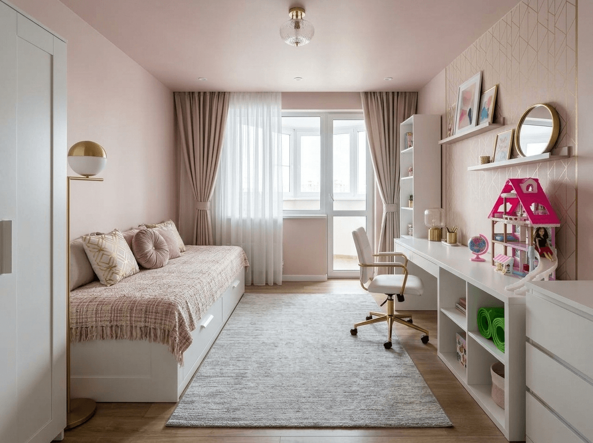 Kids Room interior in no_style style — photo by GenRoom AI