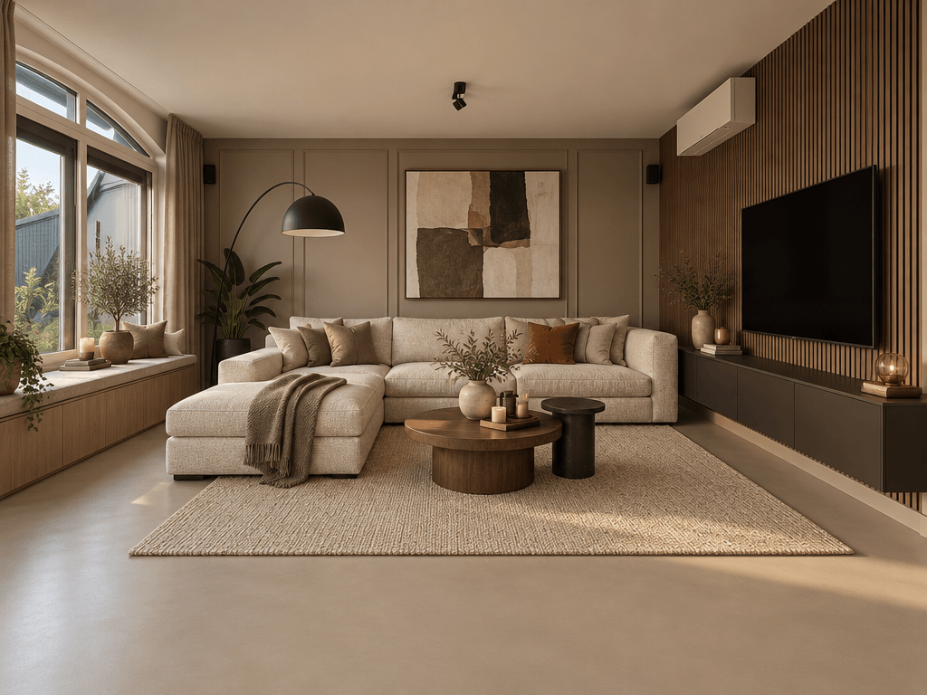Interior design in Contemporary style — Living Room by GenRoom AI