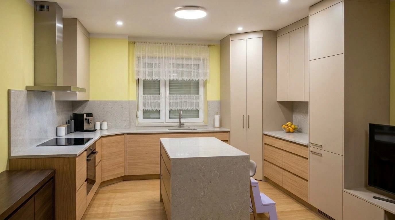 Interior design in Contemporary style — Kitchen by GenRoom AI