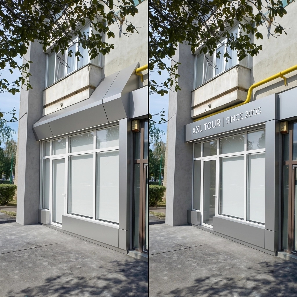 Hi-Tech Facade Façade design — facade photo by GenRoom AI
