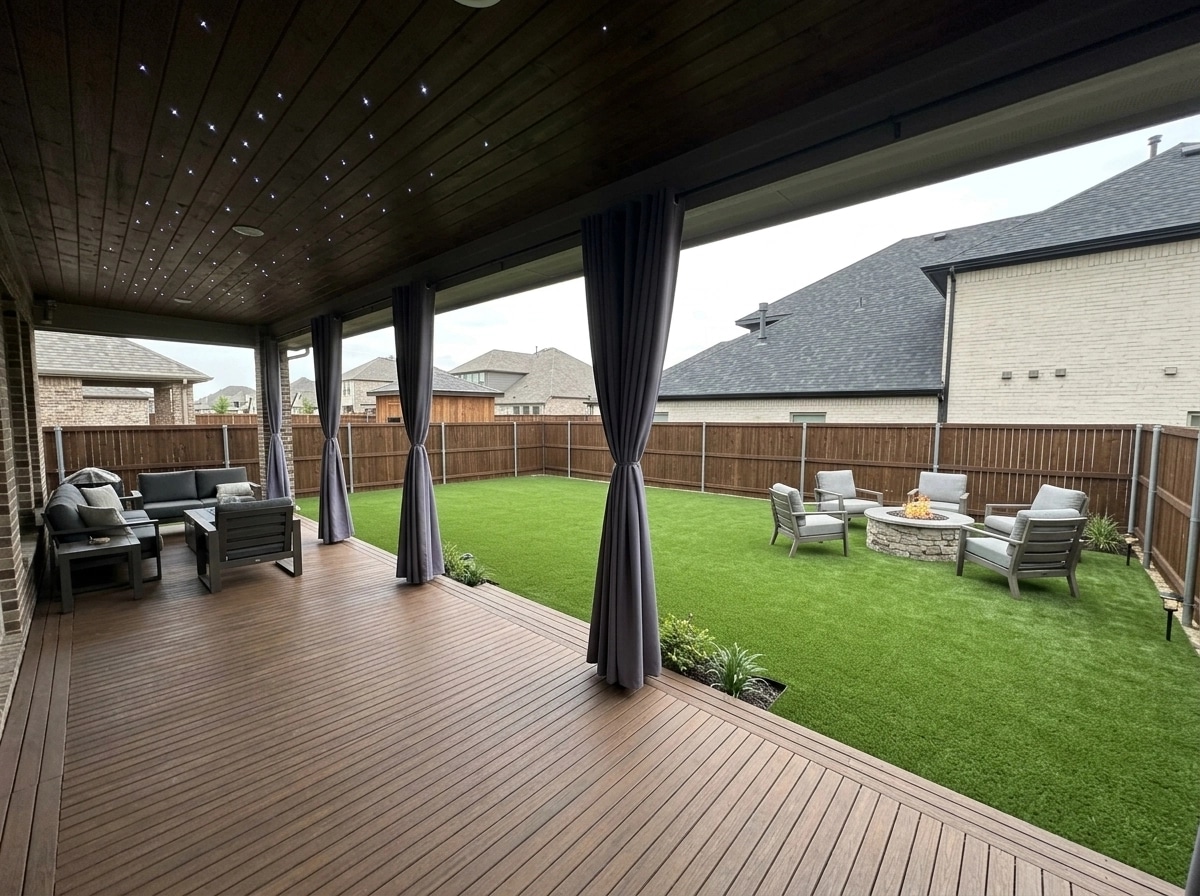 Yard design in no_style style — photo by GenRoom AI