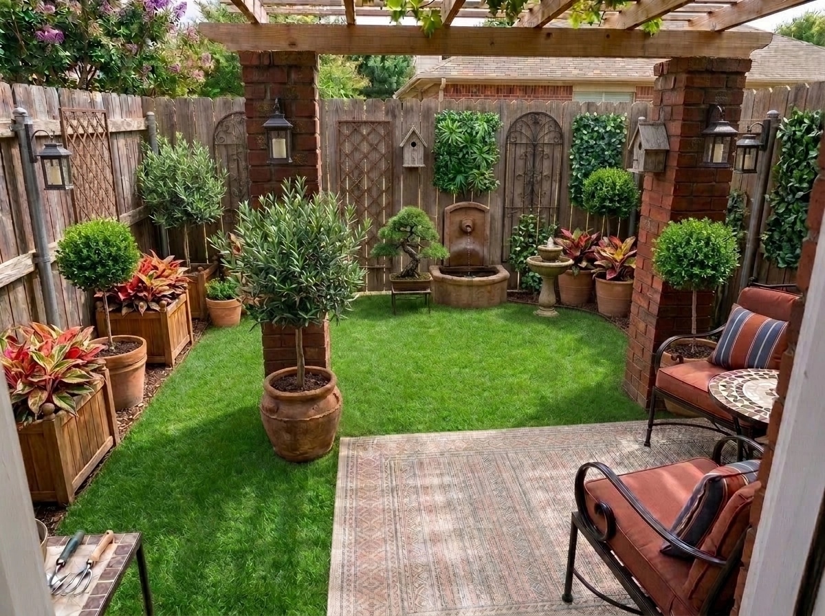 Mediterranean Yard Yard design — yard photo by GenRoom AI