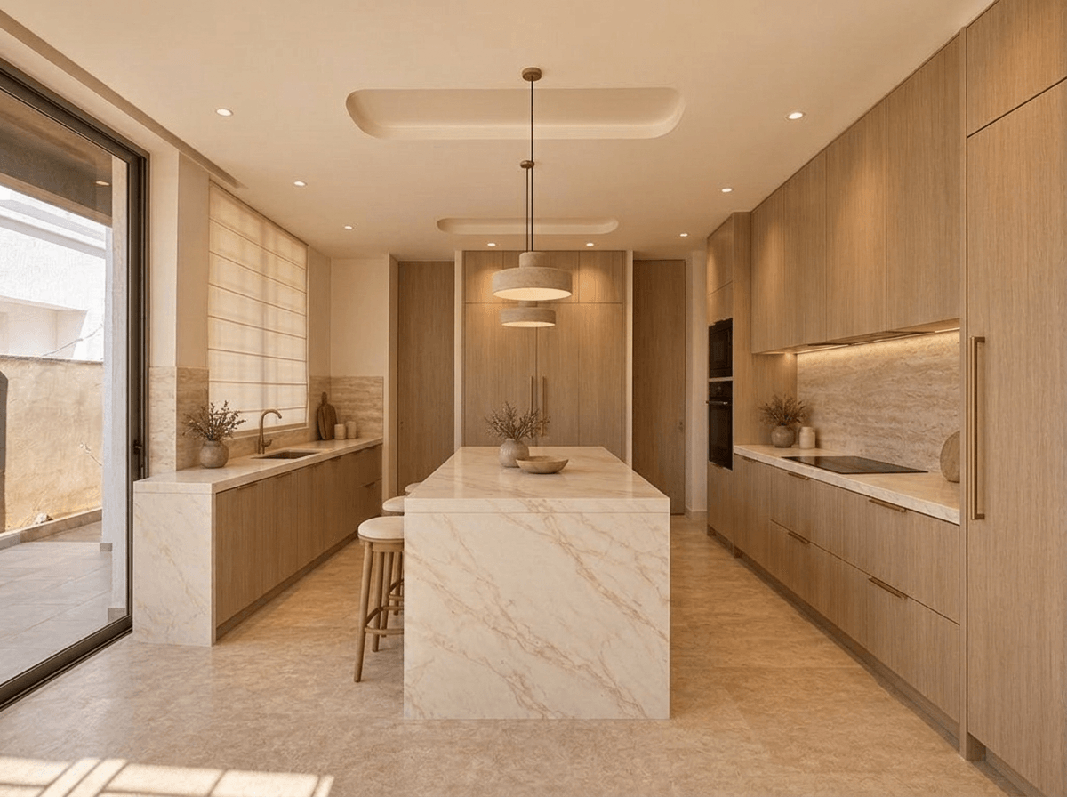 Minimalism Kitchen design — interior photo by GenRoom AI