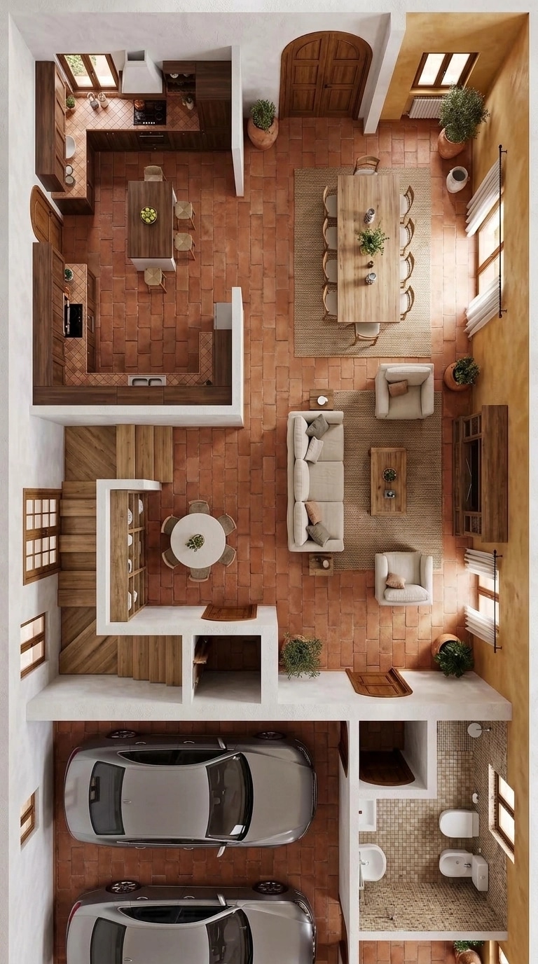 Interior design in Mediterranean style — Living Room by GenRoom AI
