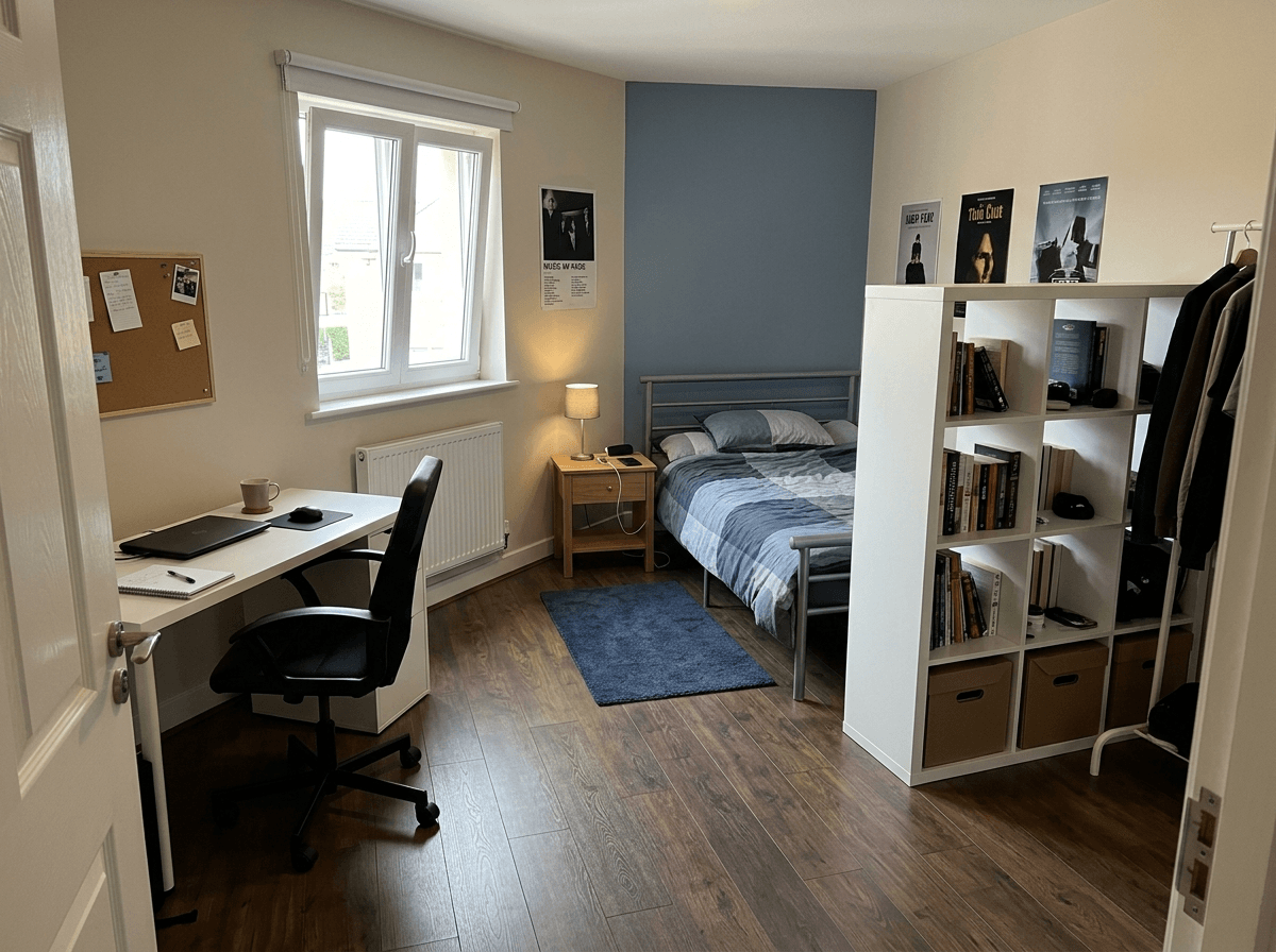 Contemporary Kids Room design — interior photo by GenRoom AI