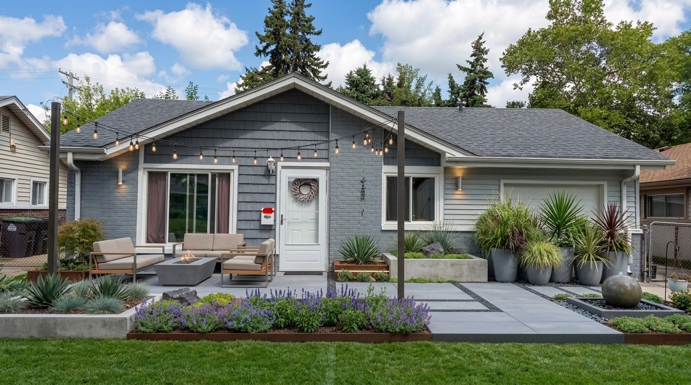 Landscape design in Contemporary Yard style — Yard by GenRoom AI