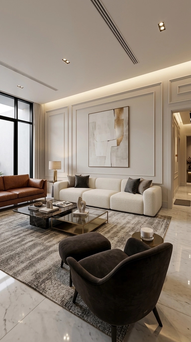 Interior design in Contemporary style — Living Room by GenRoom AI