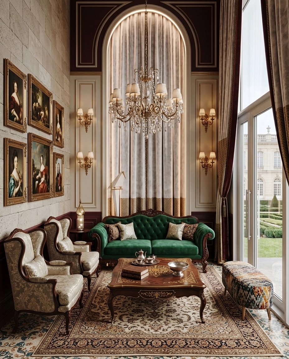 Interior design in Classic style — Living Room by GenRoom AI