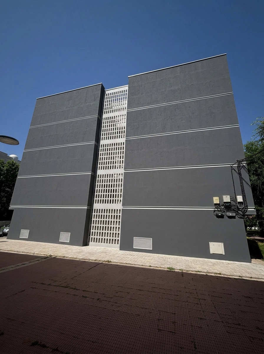 Facade design in Minimalist Facade style — photo by GenRoom AI