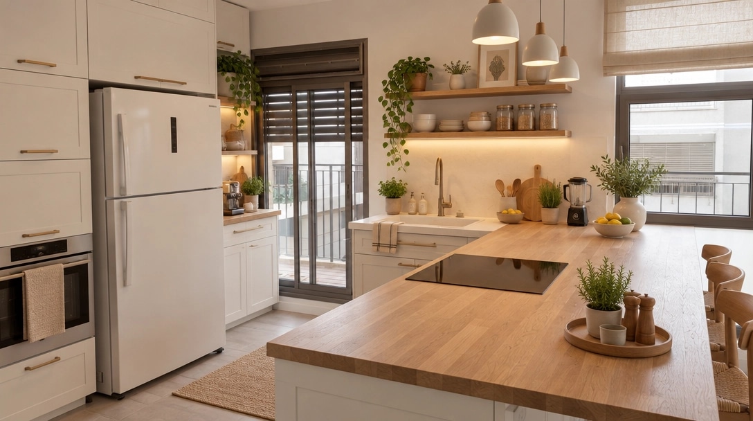 Interior design in Scandinavian style — Kitchen by GenRoom AI