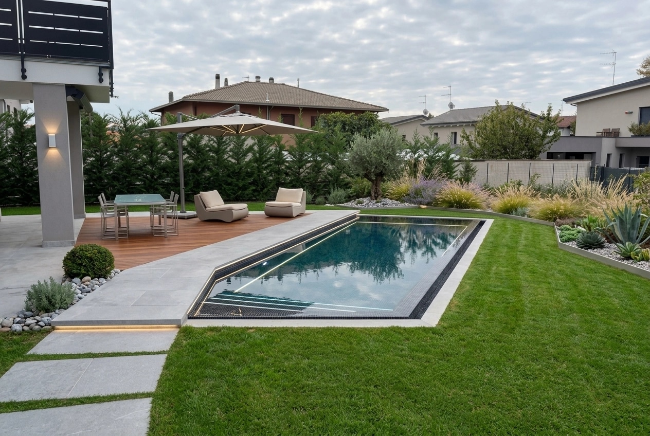 Contemporary Yard Yard design — yard photo by GenRoom AI