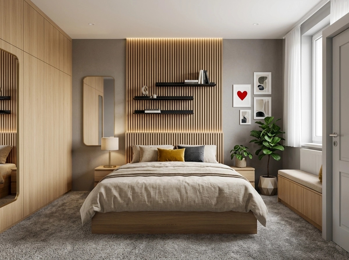 Interior design in Contemporary style — Bedroom by GenRoom AI