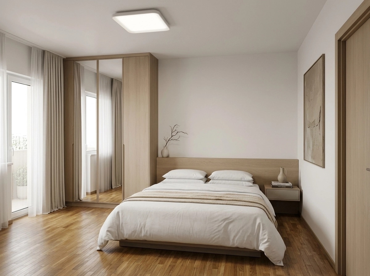 Minimalism Bedroom design — interior photo by GenRoom AI