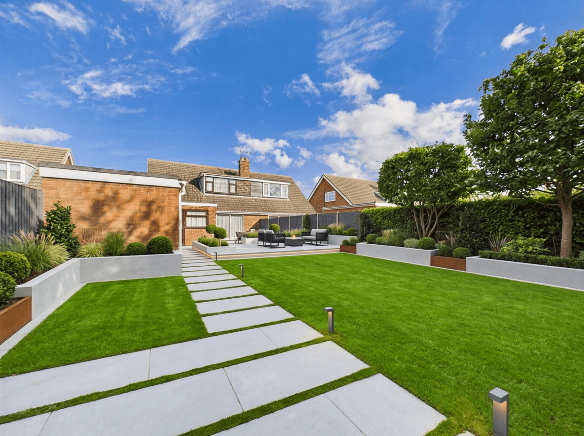 Landscape design in Minimalist Yard style — Yard by GenRoom AI
