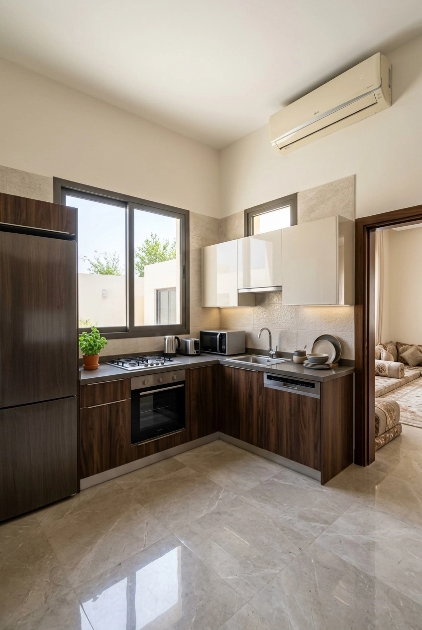 Kitchen interior in no_style style — photo by GenRoom AI