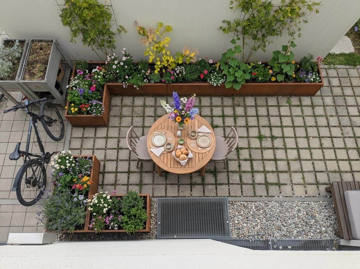 Landscape design in Eco Natural Garden style — Yard by GenRoom AI