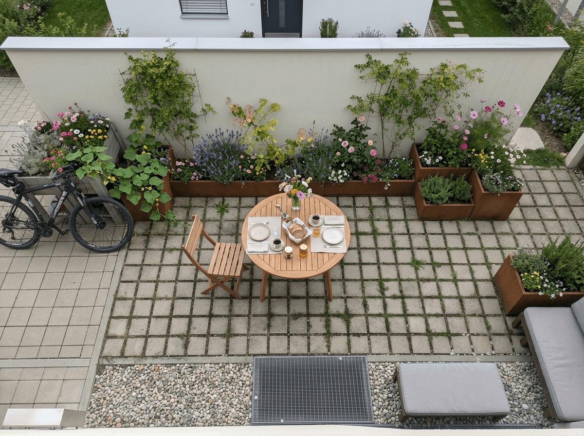 Landscape design in Contemporary Yard style — Yard by GenRoom AI