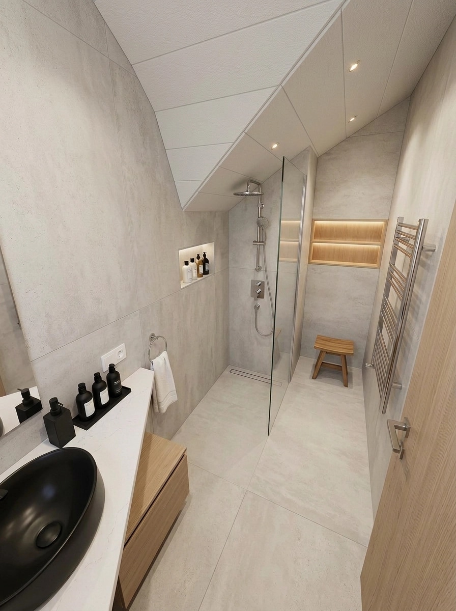 Bathroom interior in no_style style — photo by GenRoom AI