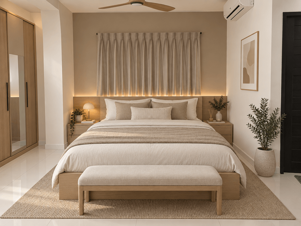 Minimalism Bedroom design — interior photo by GenRoom AI