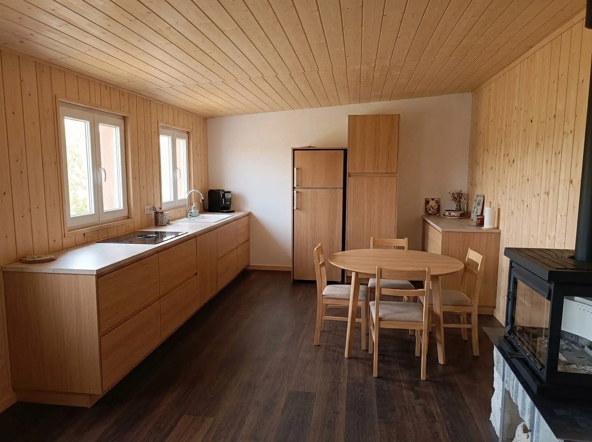 Kitchen interior in no_style style — photo by GenRoom AI