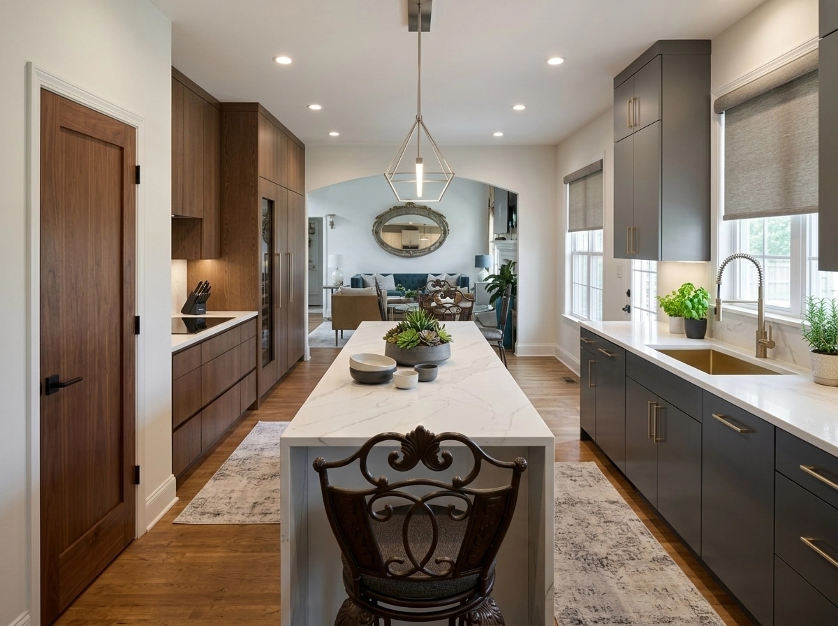 Interior design in Contemporary style — Kitchen by GenRoom AI