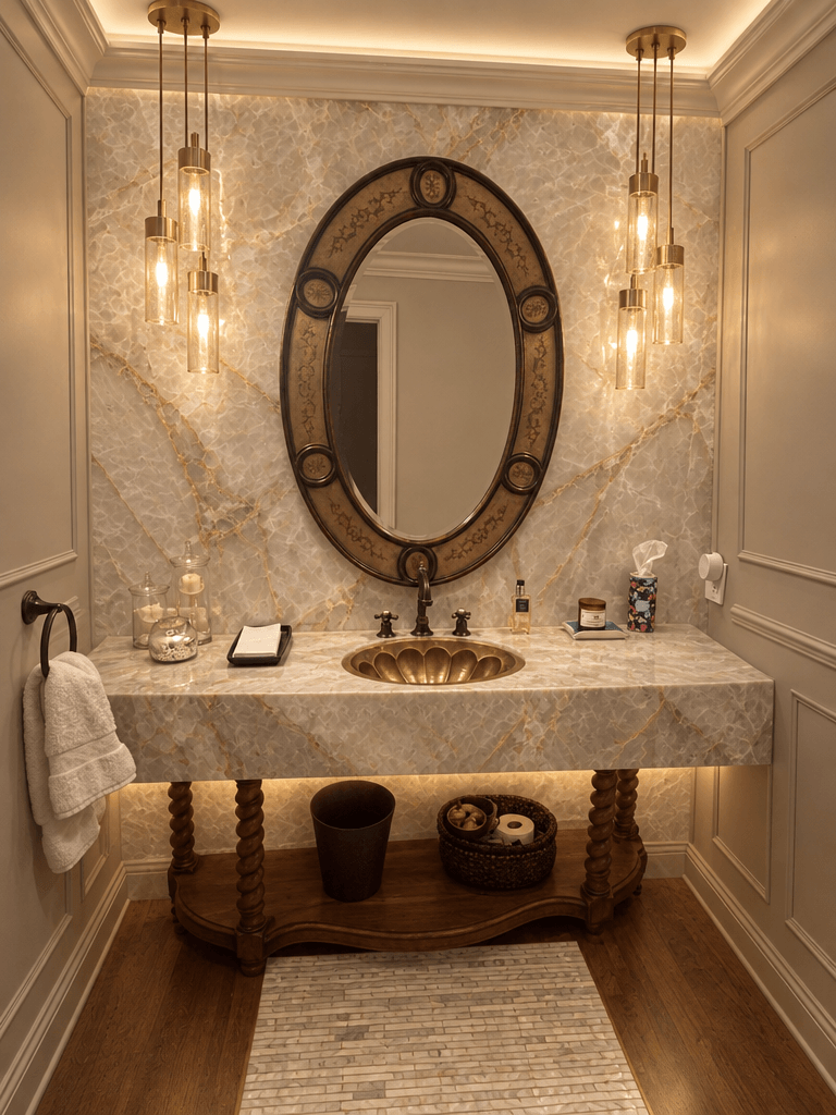 Bathroom interior in no_style style — photo by GenRoom AI