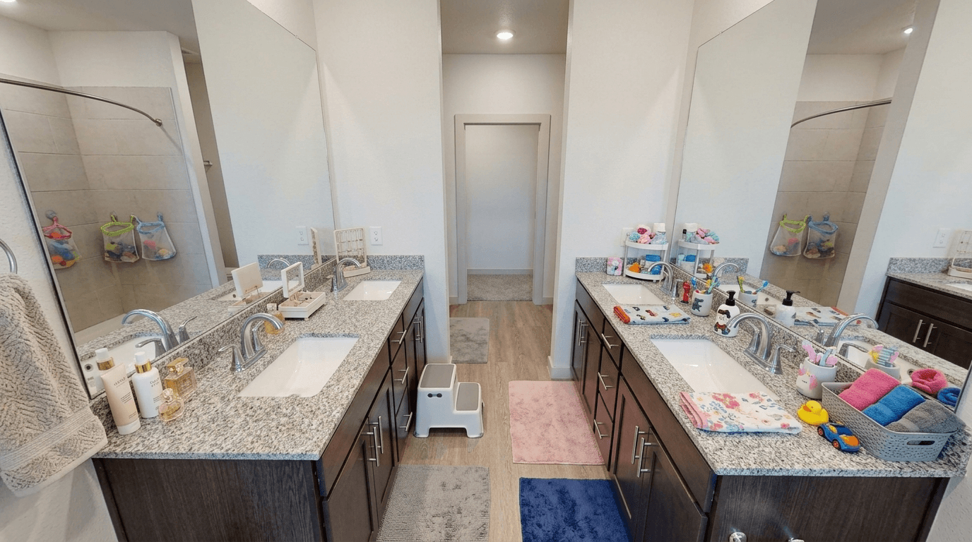 Bathroom interior in no_style style — photo by GenRoom AI