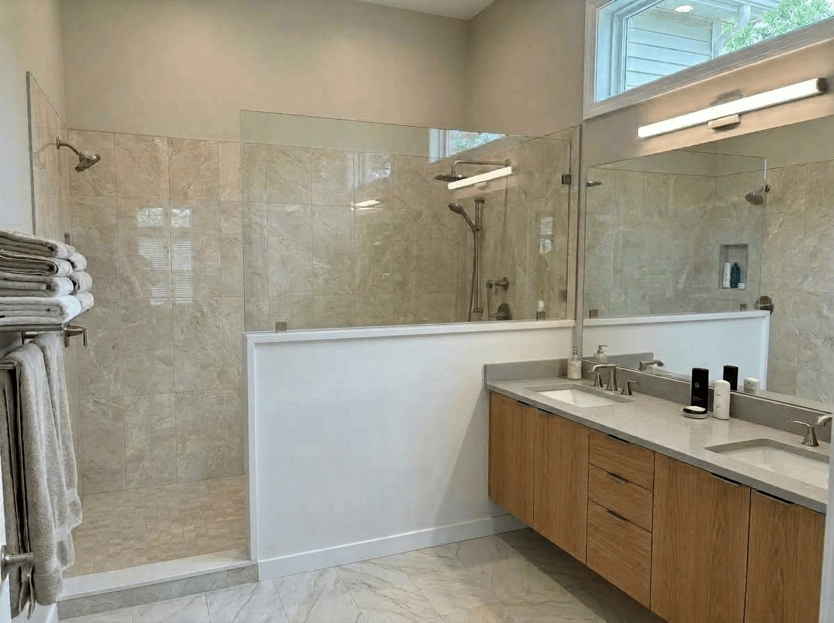 Bathroom interior in no_style style — photo by GenRoom AI