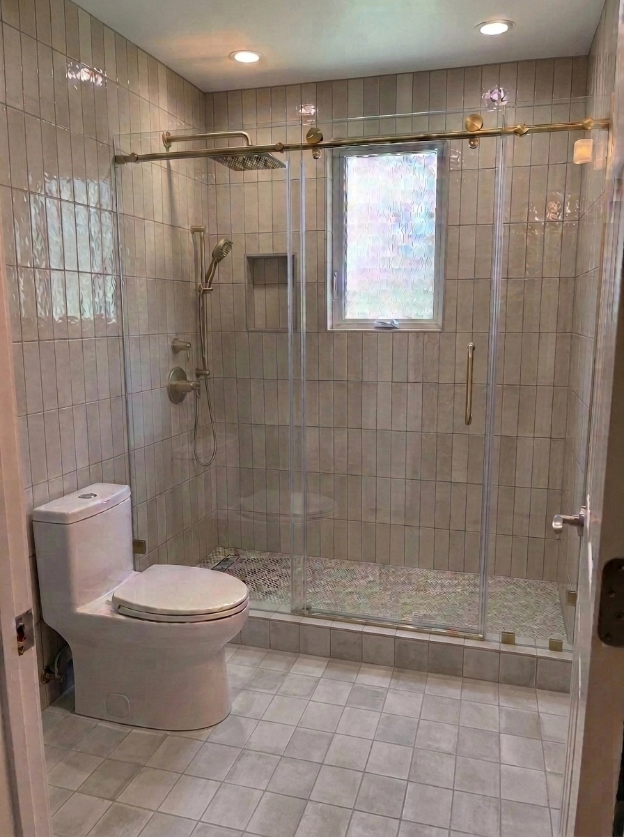 Interior design in Modern Farmhouse style — Bathroom by GenRoom AI