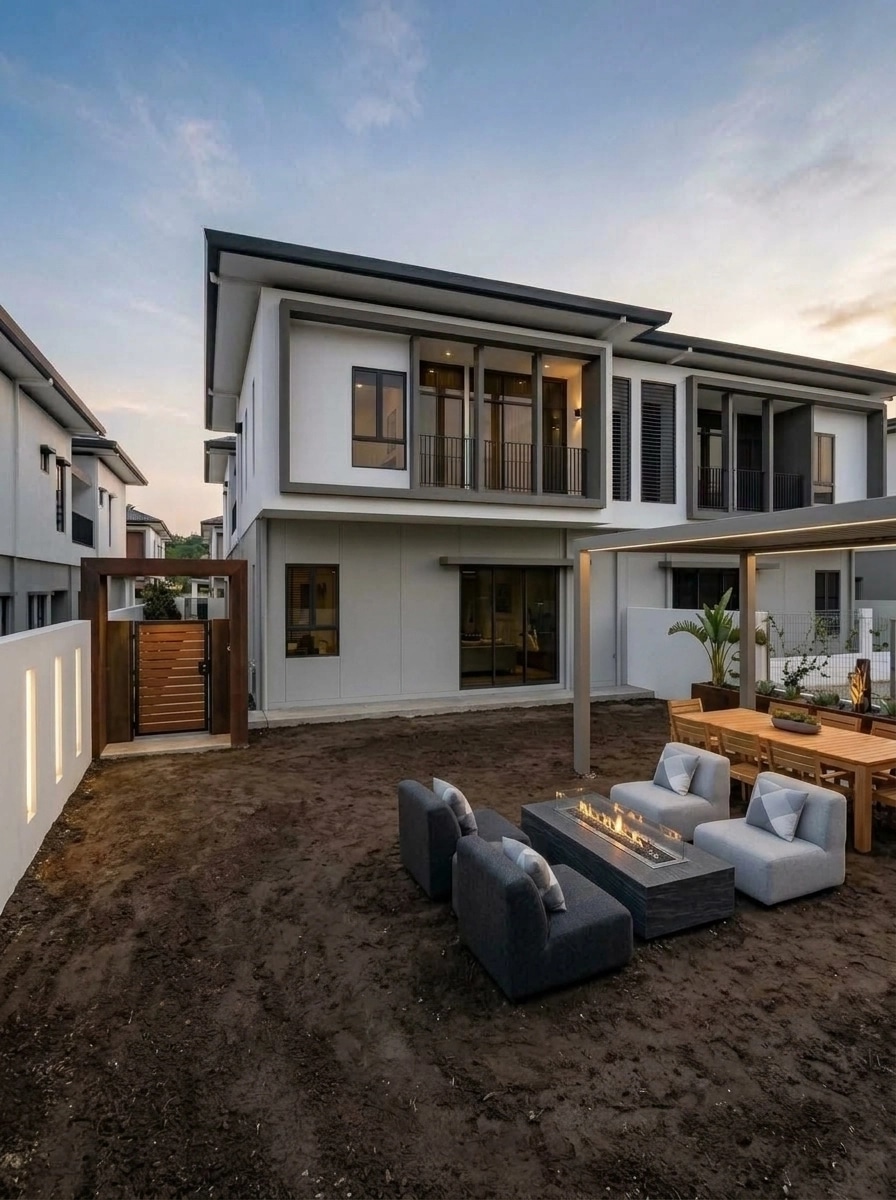 Landscape design in Contemporary Yard style — Yard by GenRoom AI