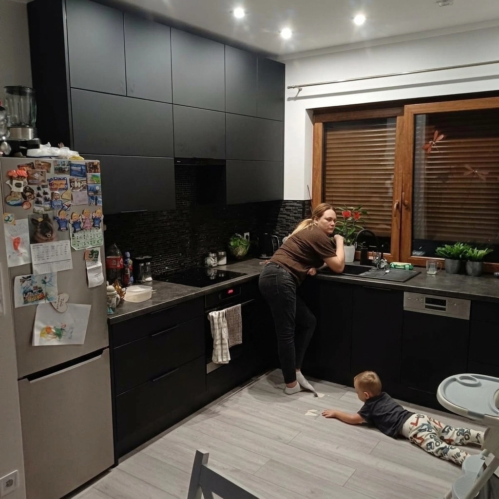 Kitchen interior in no_style style — photo by GenRoom AI
