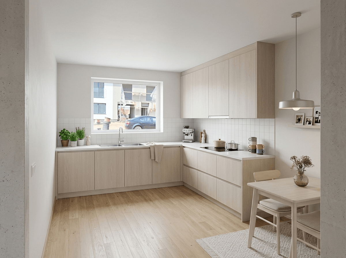 Kitchen interior in no_style style — photo by GenRoom AI