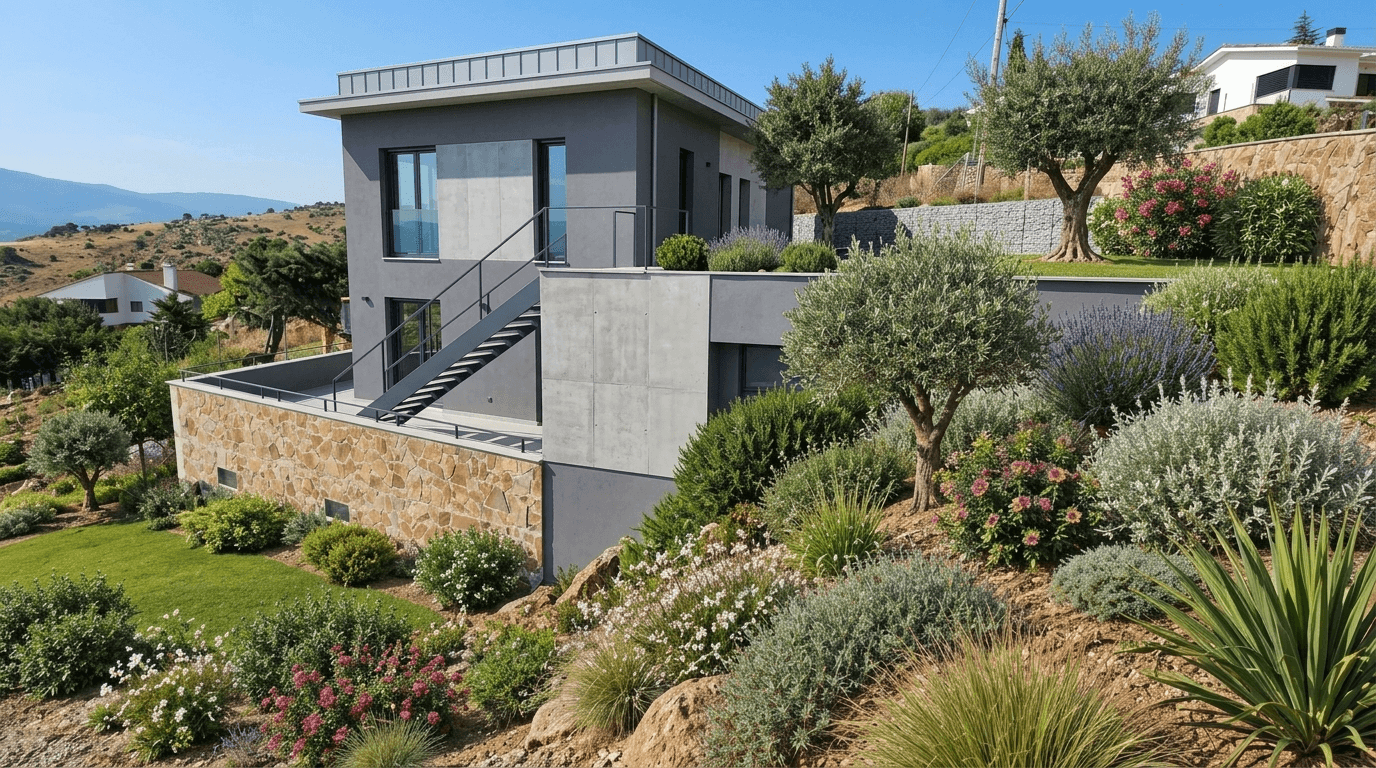 Yard design in Contemporary Yard style — photo by GenRoom AI