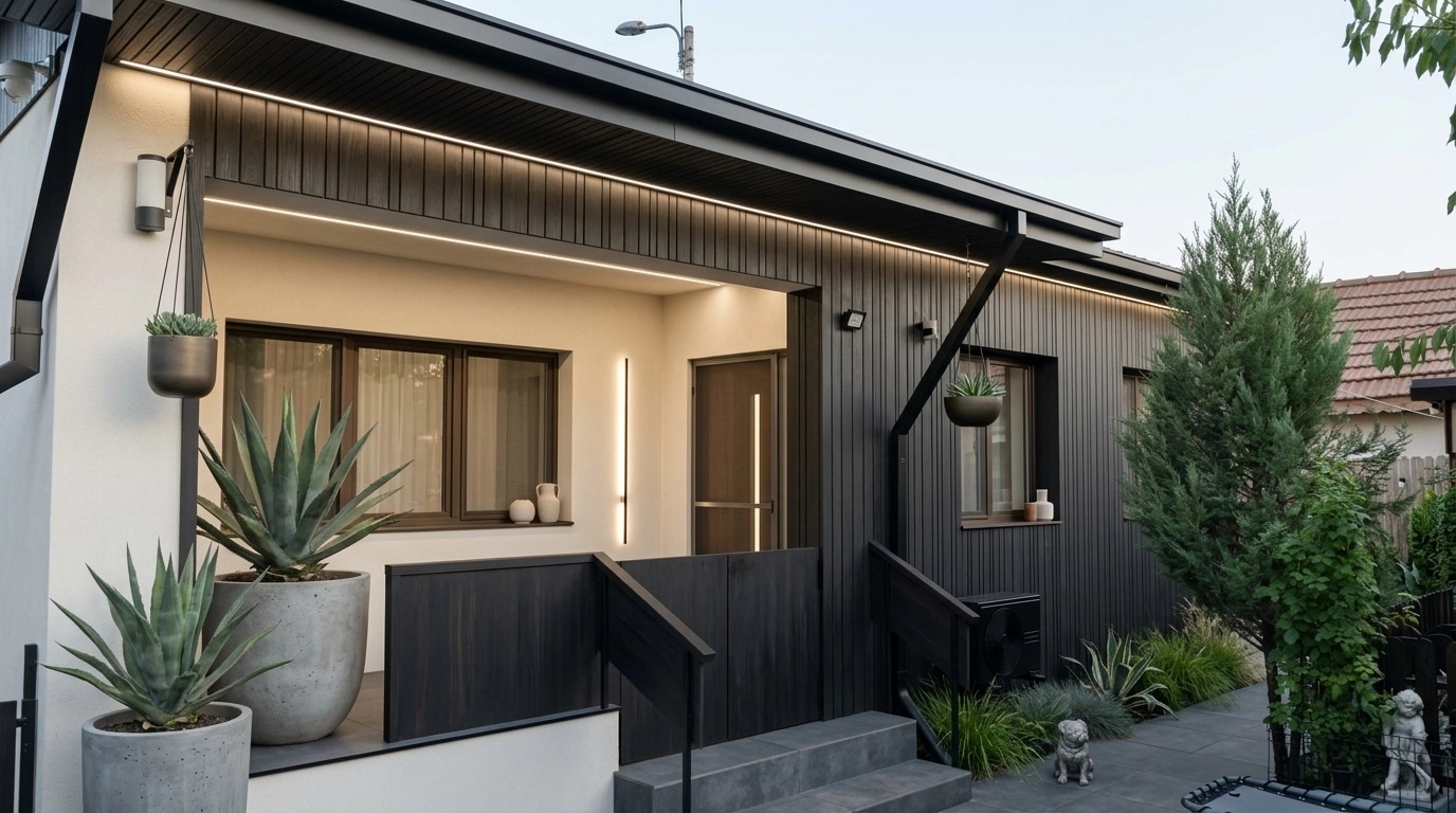 Minimalist Facade Facade design — facade photo by GenRoom AI