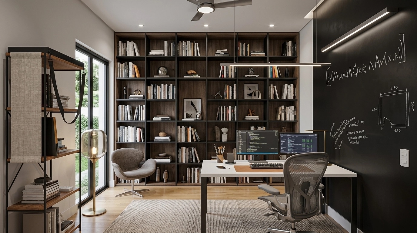 Interior design in Contemporary style — home_office by GenRoom AI