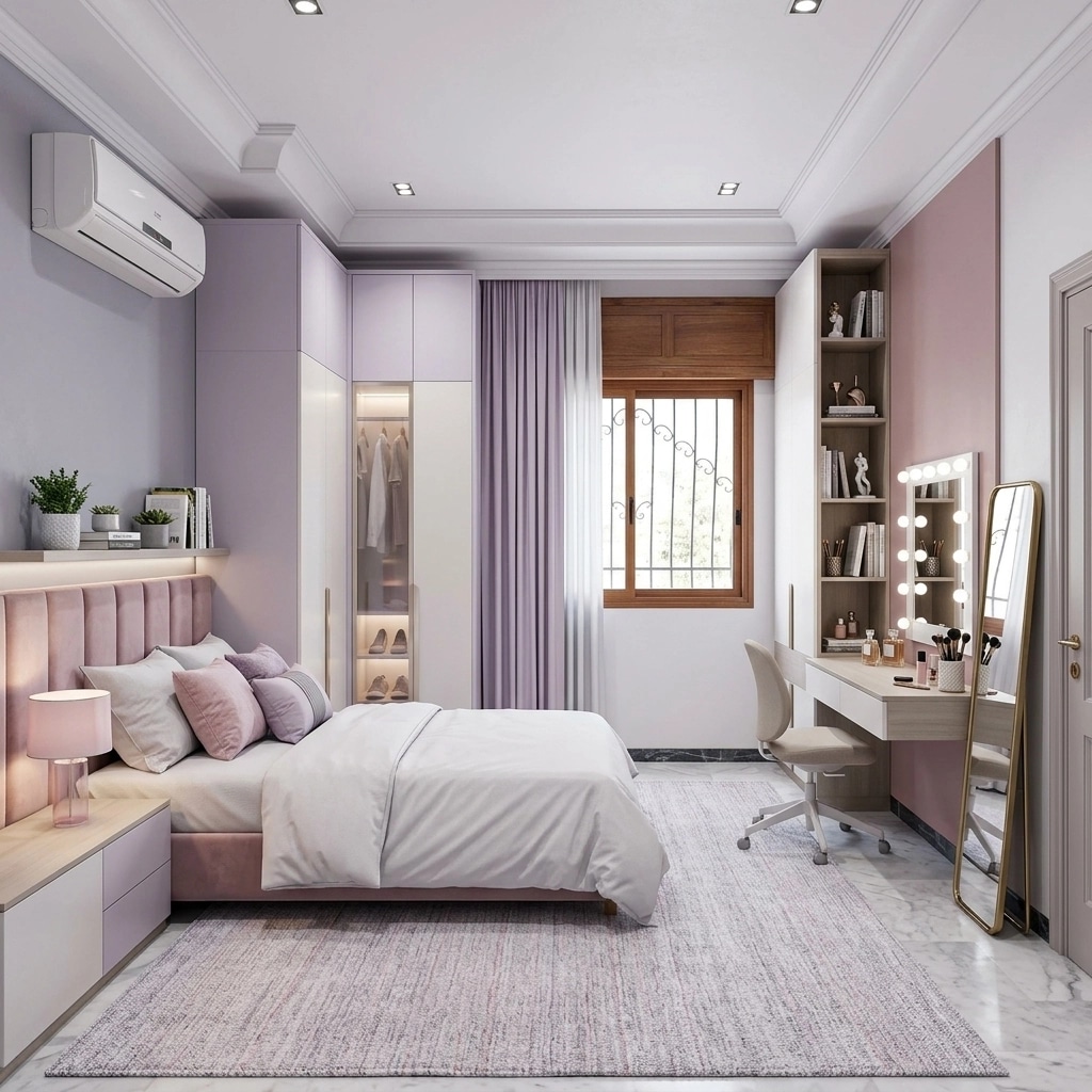 Contemporary Bedroom design — interior photo by GenRoom AI