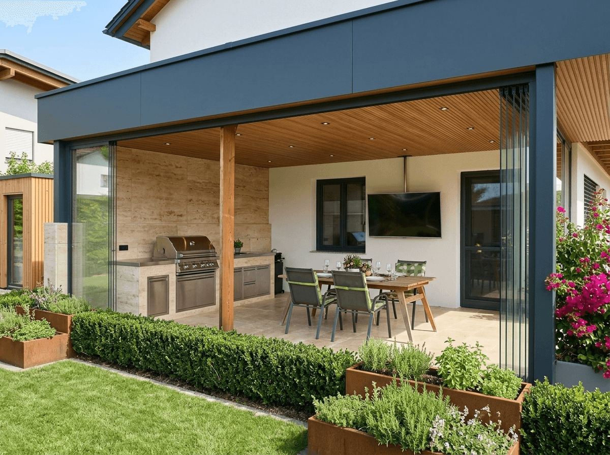 Yard design in no_style style — photo by GenRoom AI