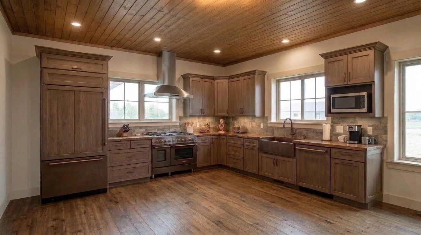 Modern Farmhouse Kitchen design — interior photo by GenRoom AI
