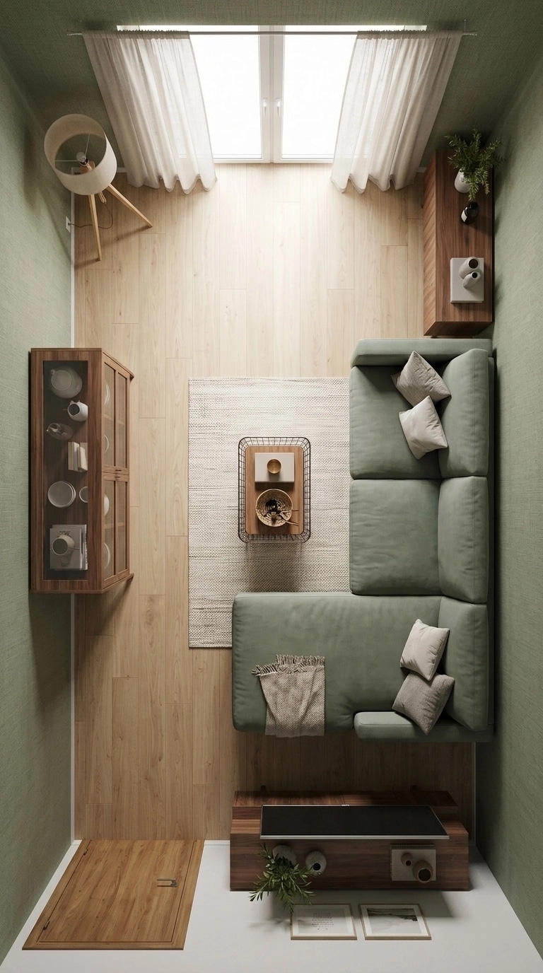 Scandinavian Living Room design — interior photo by GenRoom AI