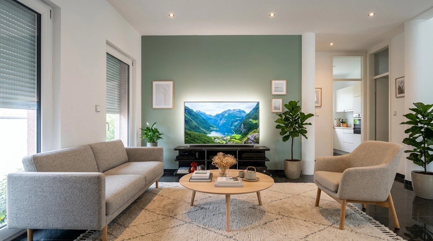 Scandinavian Living Room design — interior photo by GenRoom AI