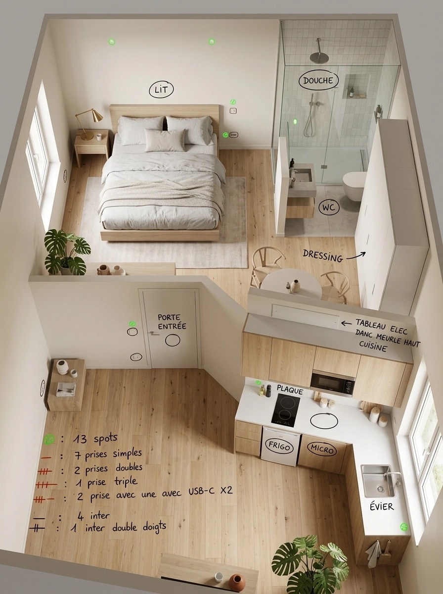 Interior design in Scandinavian style — other by GenRoom AI